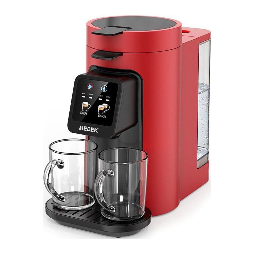Soft coffee pod machine 1350 W red
